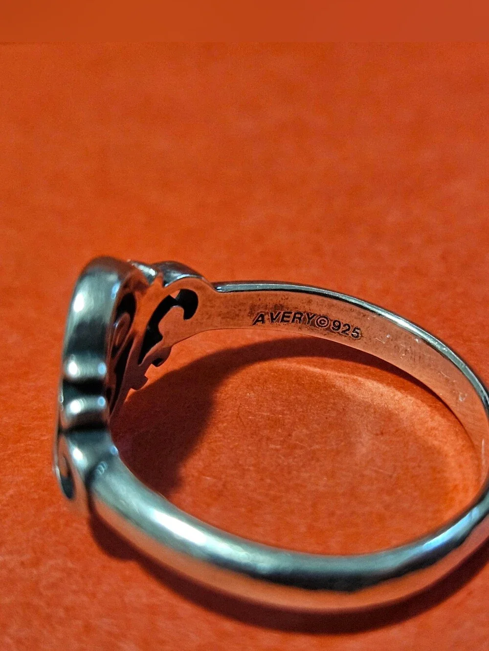 James Avery Retired Sapnish Swirl Sterling Silver Ring Size 7.5